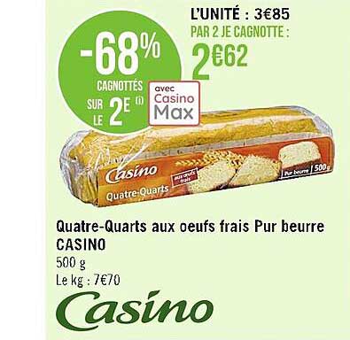quatre-quarts aux oeufs frais pur beurre