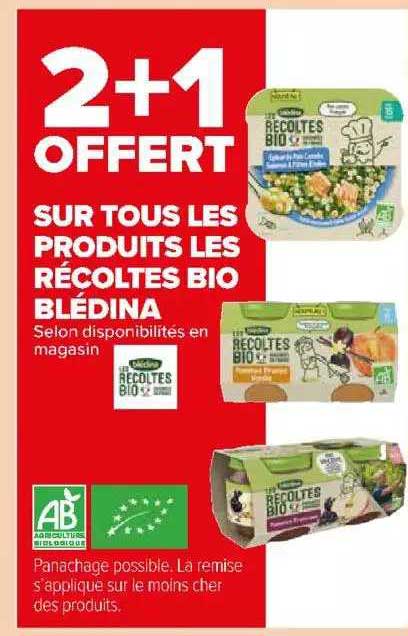 récoltes bio blédina