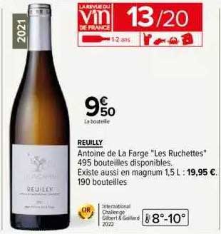 reuilly antoine de la farge "les ruchettes"