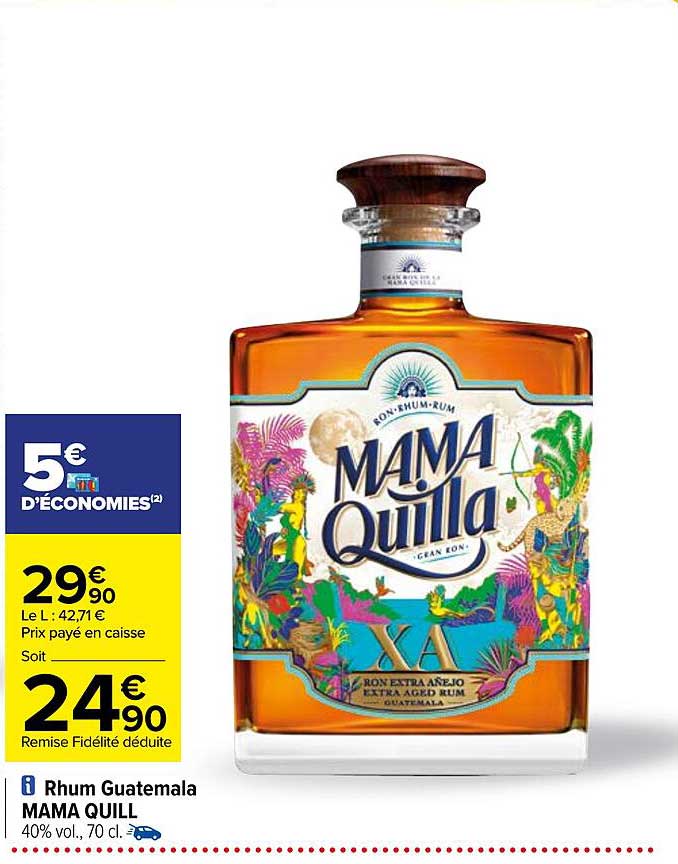 Rhum Guatemala Mama Quilla