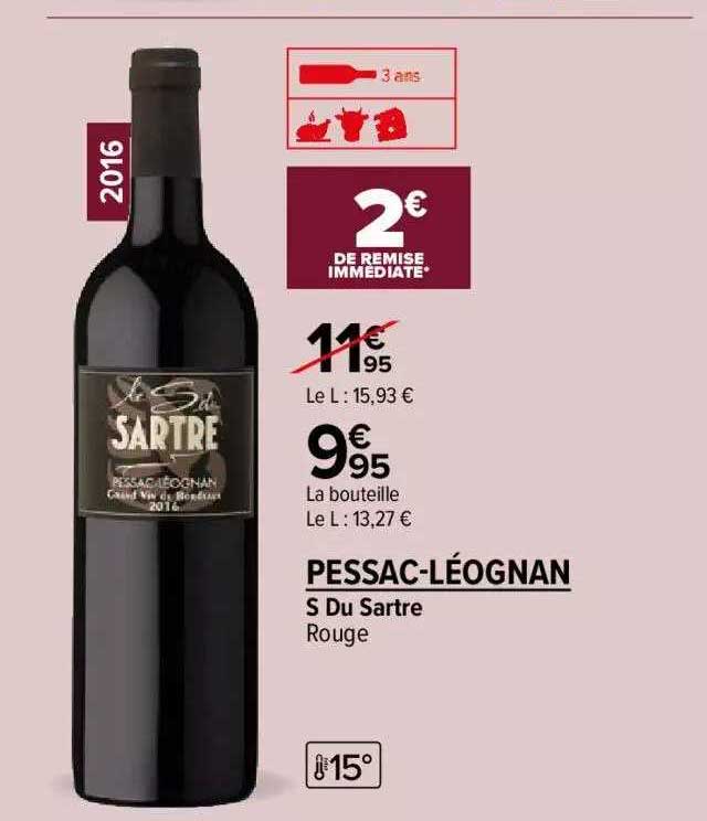 s du sartre rouge pessac-léognan