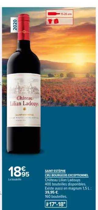 saint-estèphe cru bourgeois exceptionnel château lillan ladouys