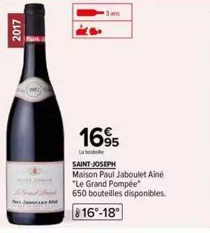 saint-joseph maison paul jaboulet ainé "le grand pompée"