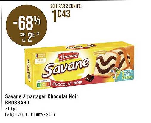 savane à partager chocolat noir brossard