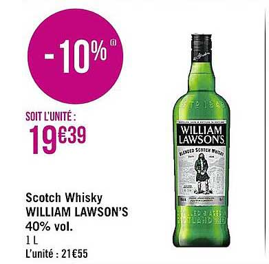 scotch whisky william lawson's