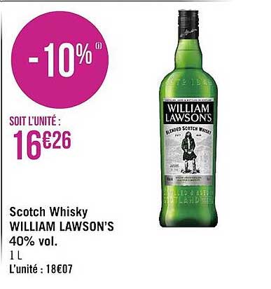 scotch whisky william lawson's