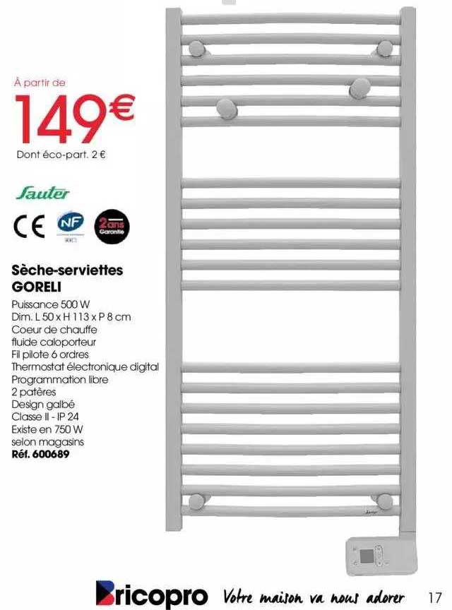sèche-serviettes goreli
