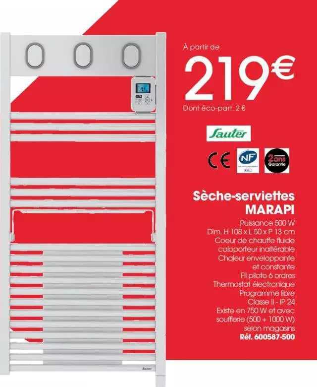 sèche-serviettes marapi