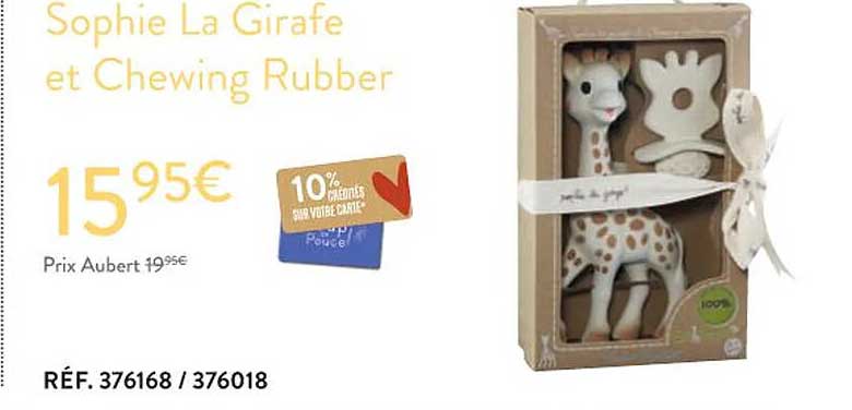 sophie la girafe et chewing rubber