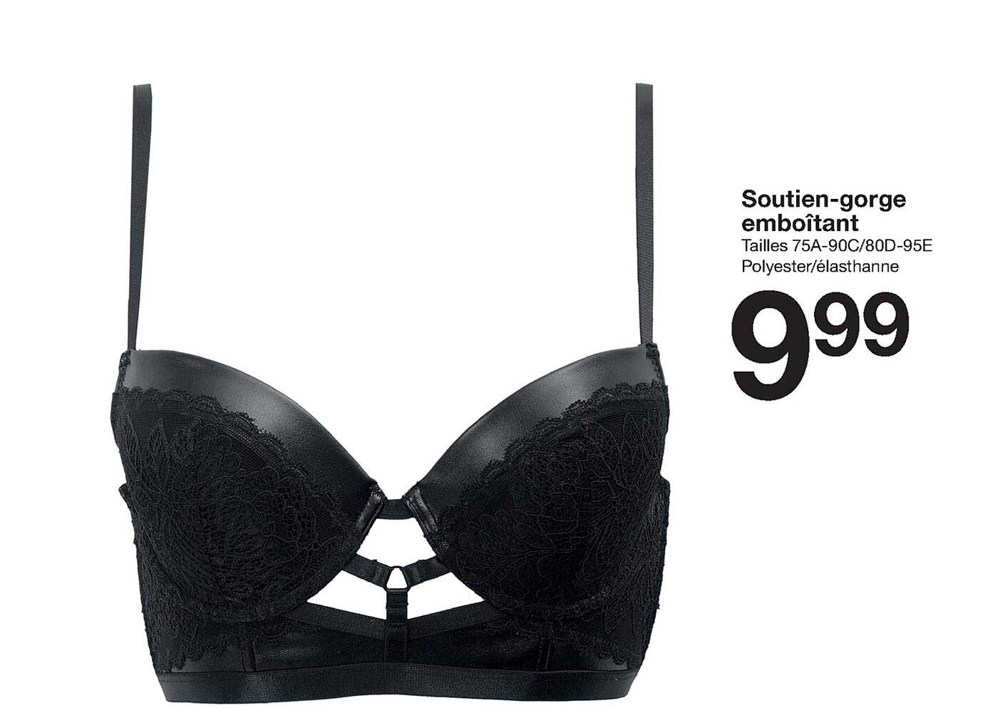 soutien-gorge emboîtant