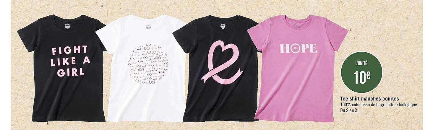 t-shirt manches courtes