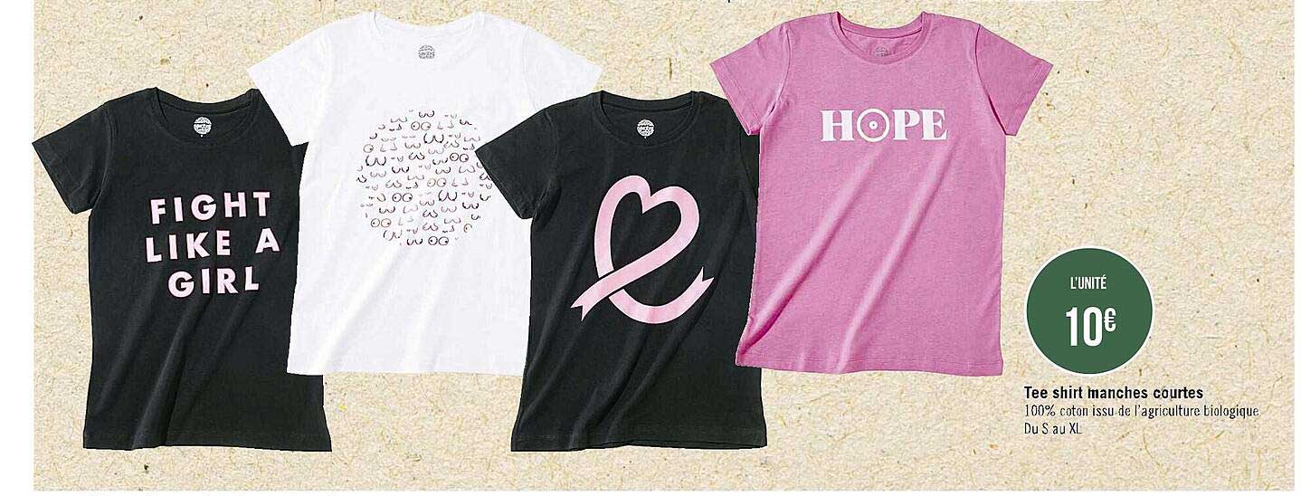 t-shirt manches courtes