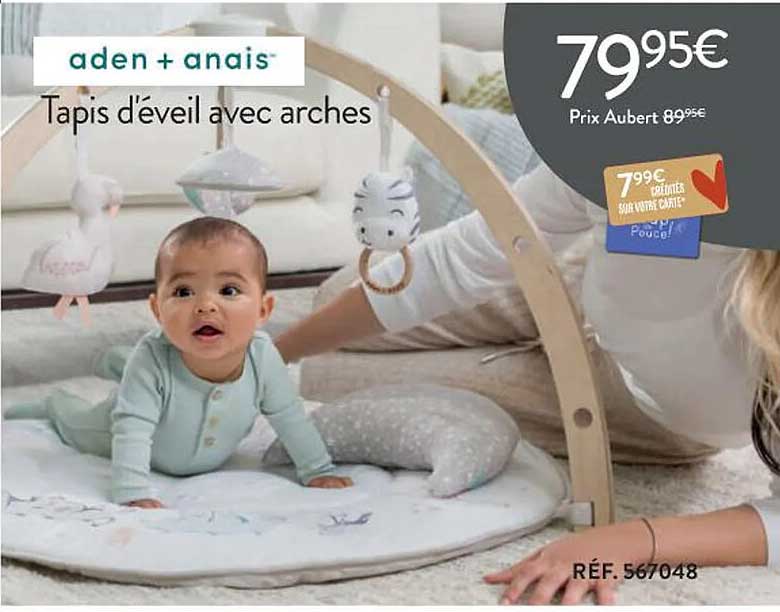 tapis d'éveil avec arches aden + anais