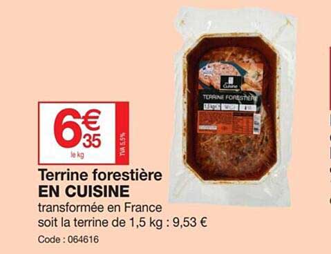 Terrine Forestière En Cuisine