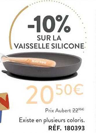 Vaisselle Silicone Nattou