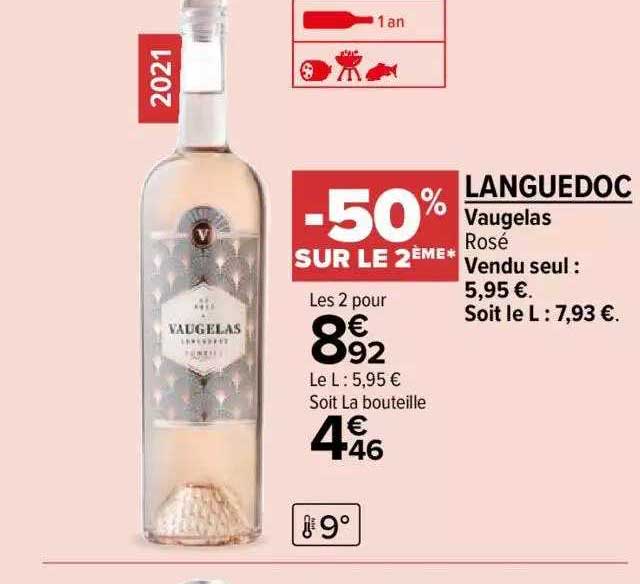 vaugelas rosé languedoc