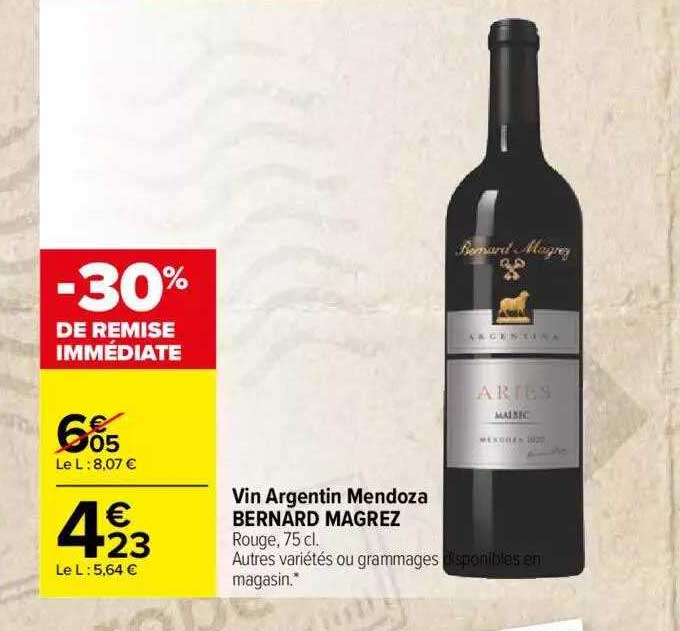 vin argentin mendoza bernard magrez