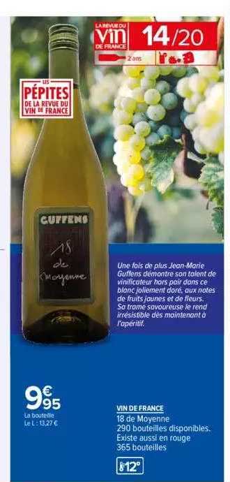 Vin De France 18 De Moyenne