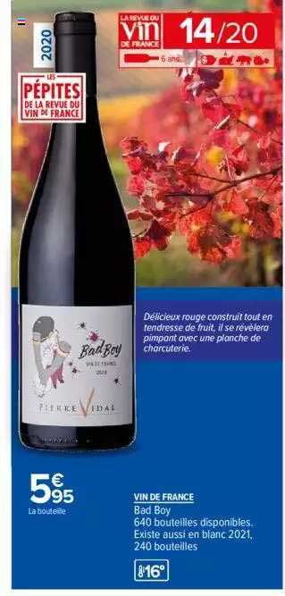 vin de france bad boy