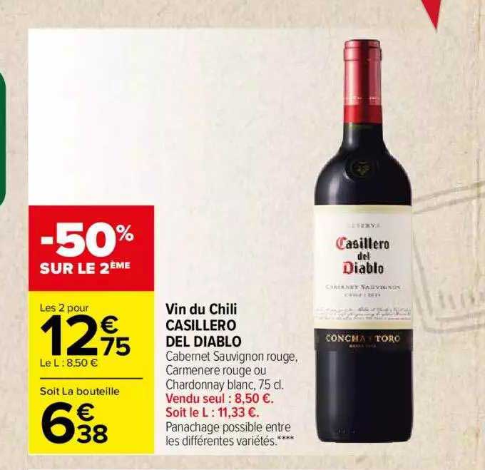 Vin Du Chili Casillero Del Diablo