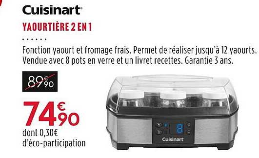 Yaourtière 2 En 1 Cuisinart