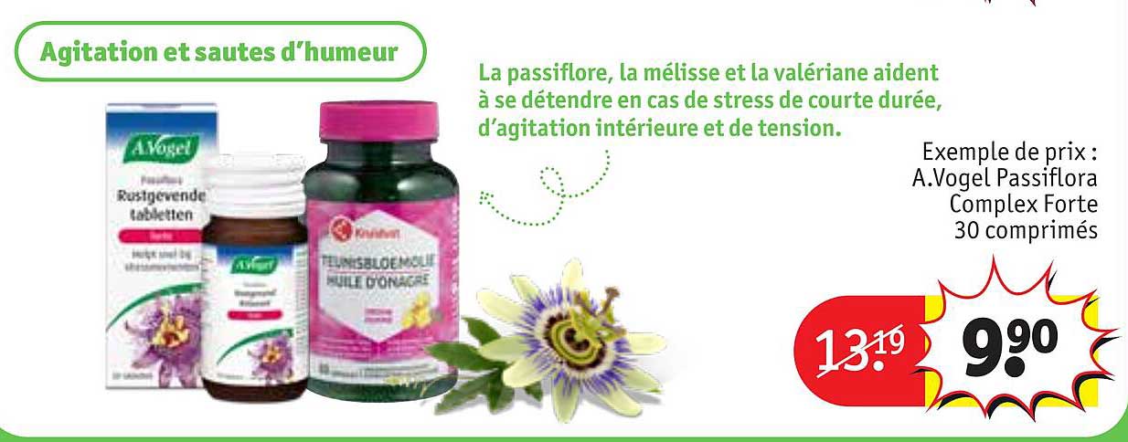 a.vogel passiflora complex forte 30 comprimés