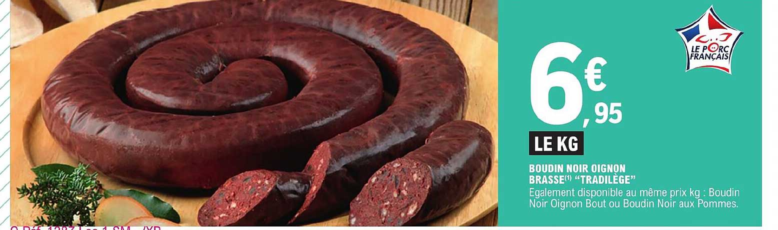 Boudin Noir Oignon Brasse "tradilège"