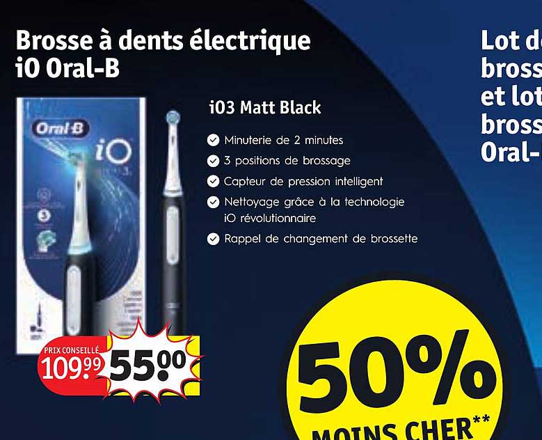 brosse à dents électrique io oral-b