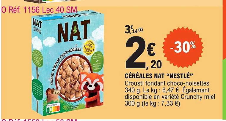 céréales nat "nestlé"