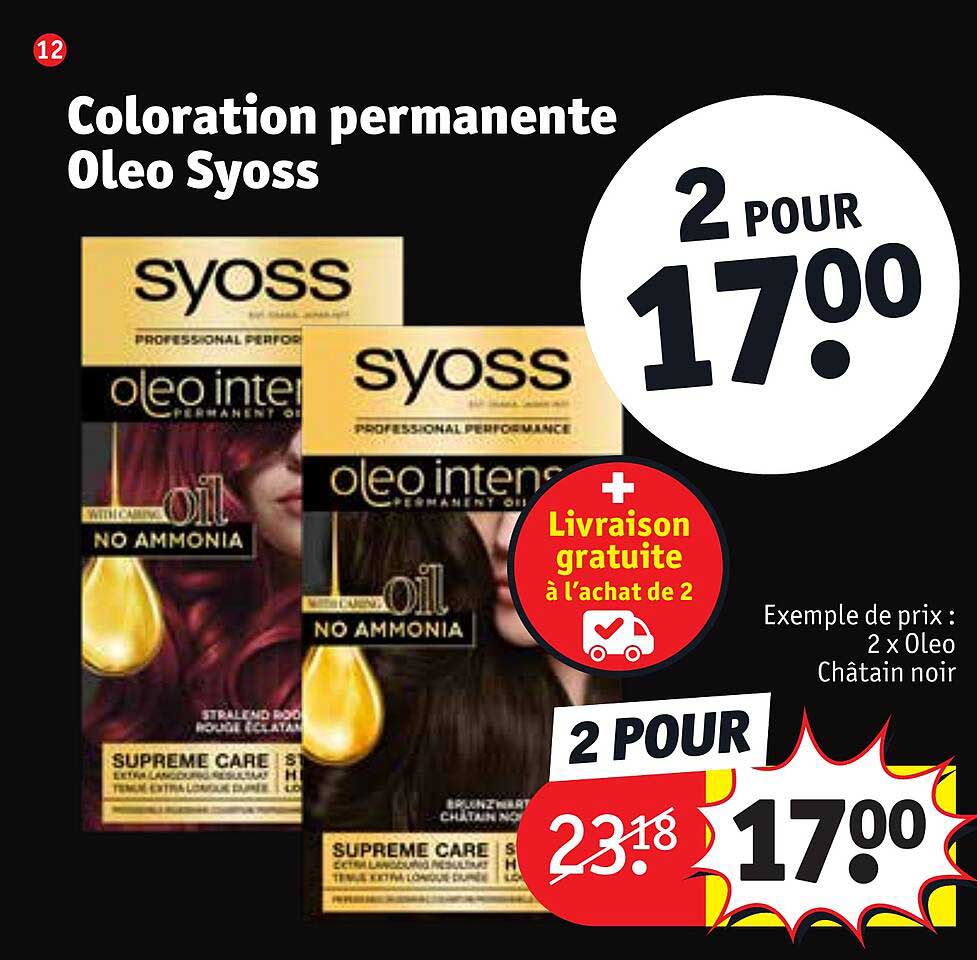 Coloration Permanente Oleo Syoss