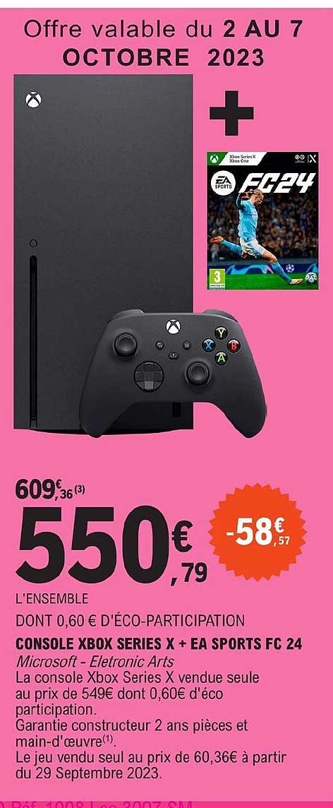 console xbox series x + ea sports fc 24