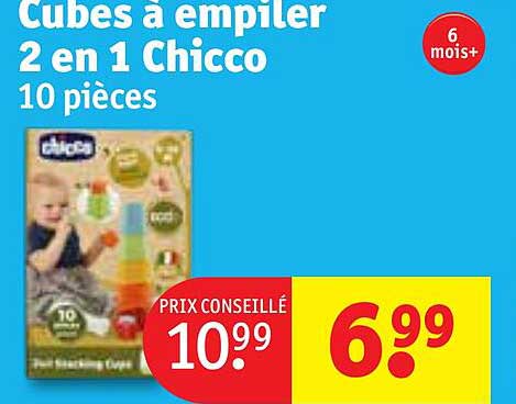 Cubes à Empiler 2 En 1 Chicco