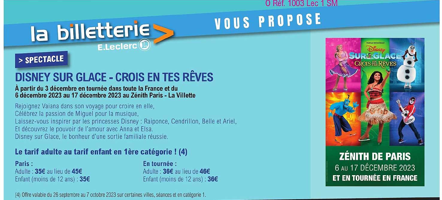 disney sur glace - crois en tes rêve