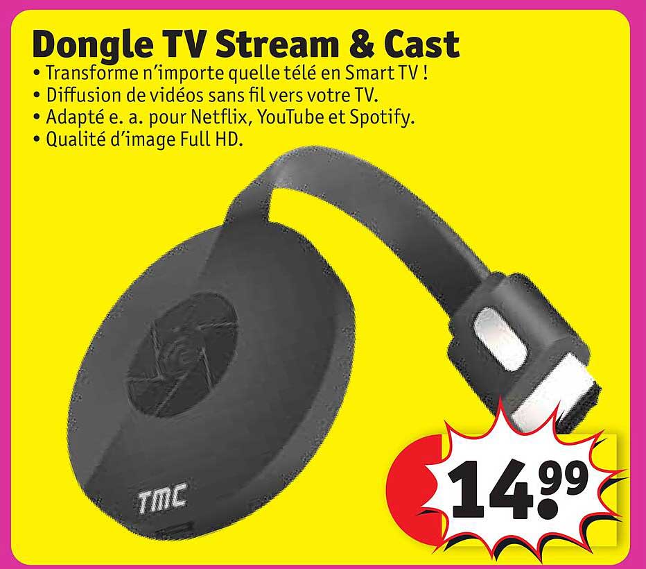 dongle tv stream & cast