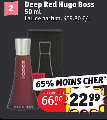 eau de parfum deep red hugo boss 50 ml