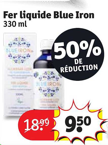 fer liquide blue iron 330 ml