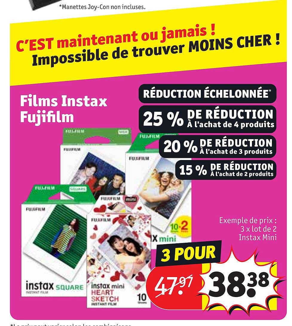 Films Instax Fujifilm