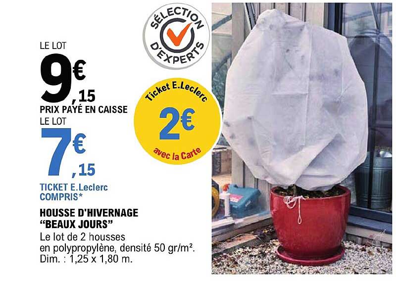 Housse D'hivernage "beaux Jours"