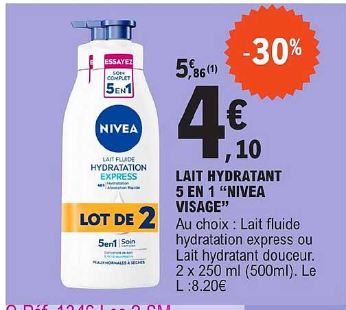 Lait Hydratant 5 En 1 "nivea Visage"