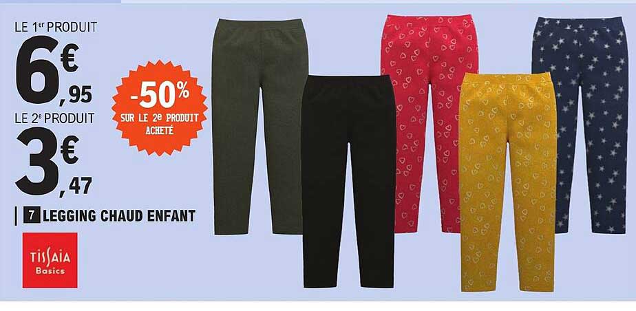 Legging Chaud Enfant Tissaia Basics