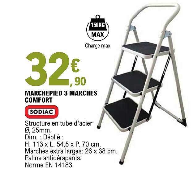 marchepied 3 marches comfort sodiac