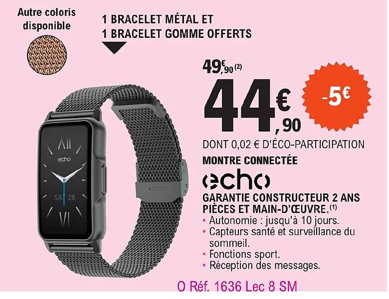 montre connectée echo