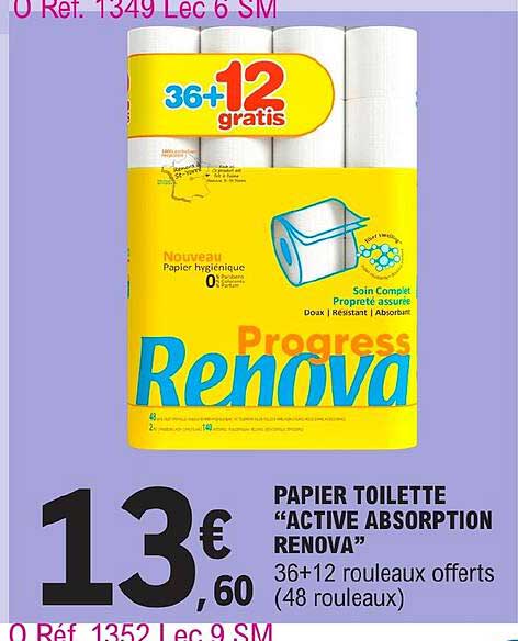 papier toilette "active absorption renova"