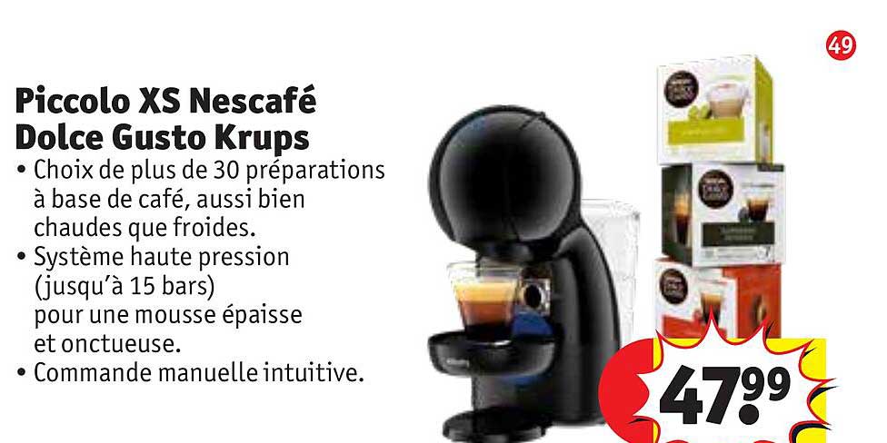 Piccolo Xs Nescafé Dolce Gusto Krups
