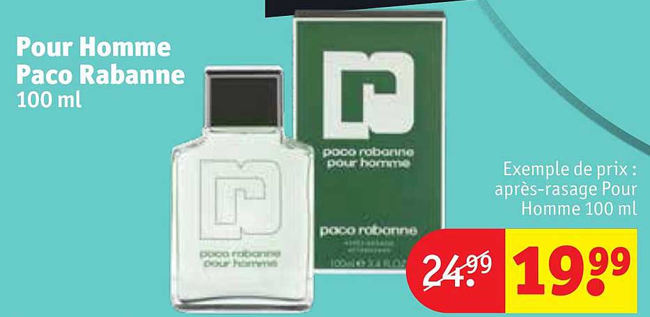Pour Homme Paco Rabanne 100 Ml