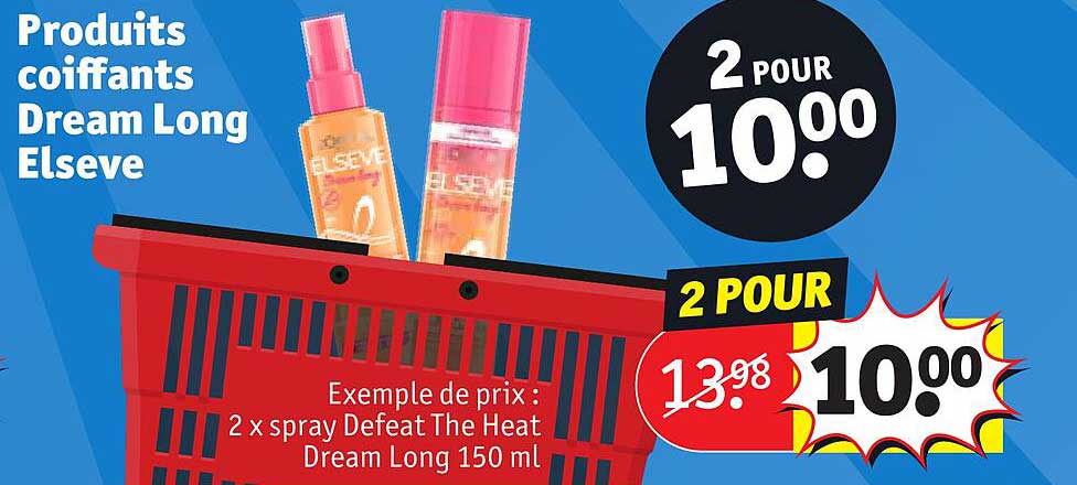 produits coiffants dream long elseve