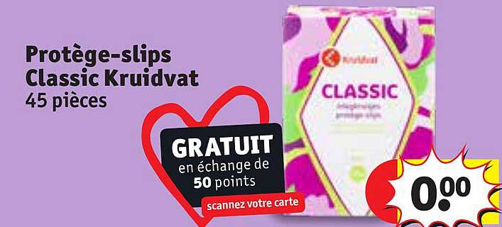 protège-slips classic kruidvat