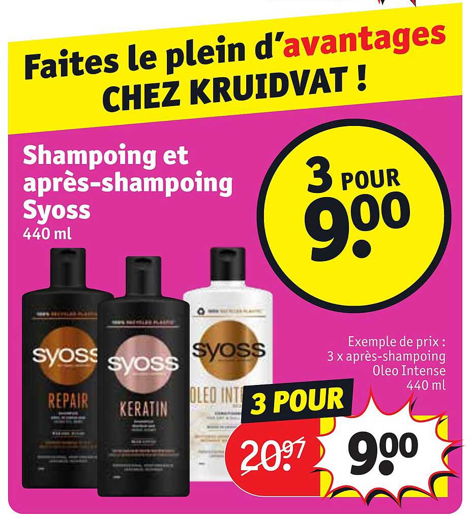 shampoing et après-shampoing syoss