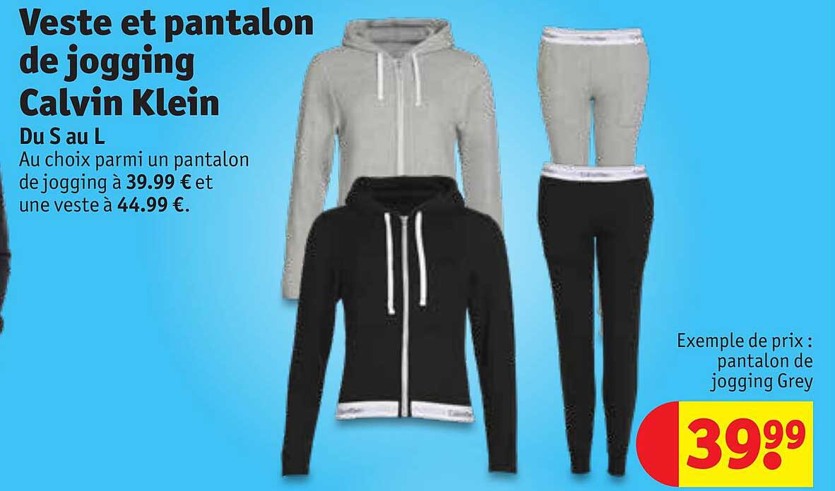 veste et pantalon de jogging calvin klein