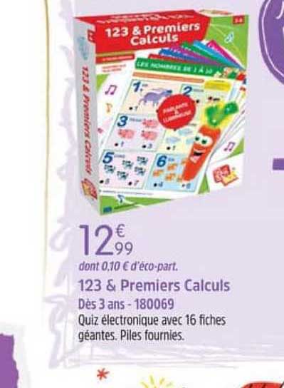 123 & premiers calculs